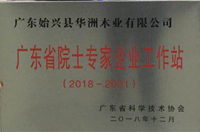 喜訊！華洲木業(yè)獲批建立廣東省院士專家（企業(yè)）工作站(圖1)